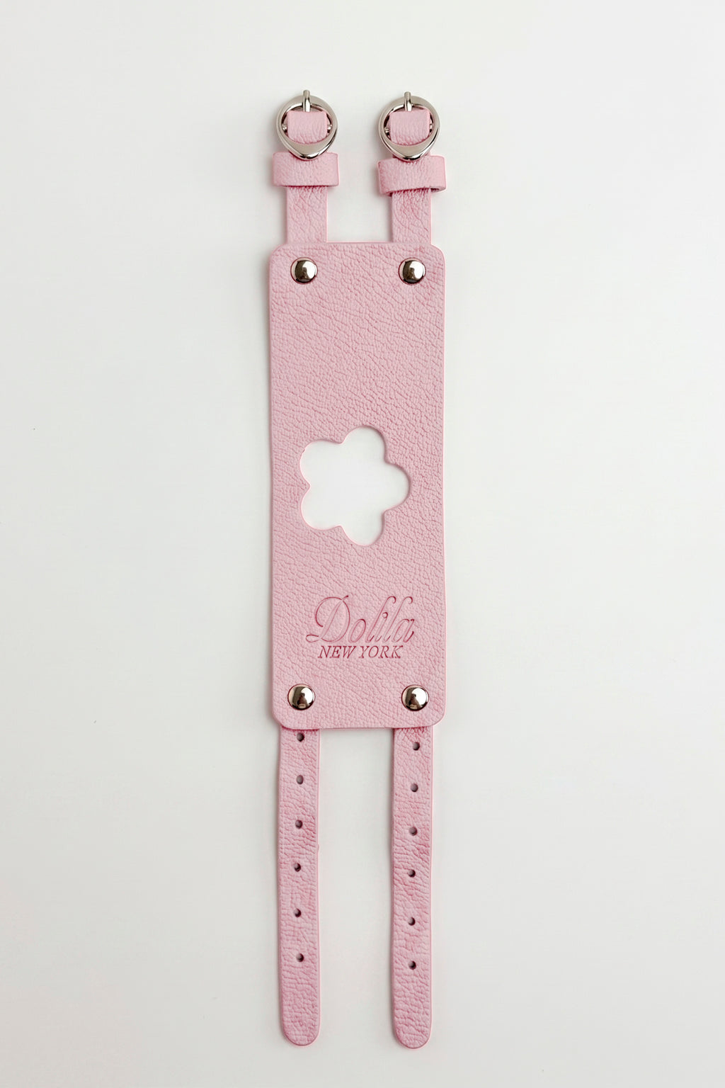 Light Pink Leather Bracelet