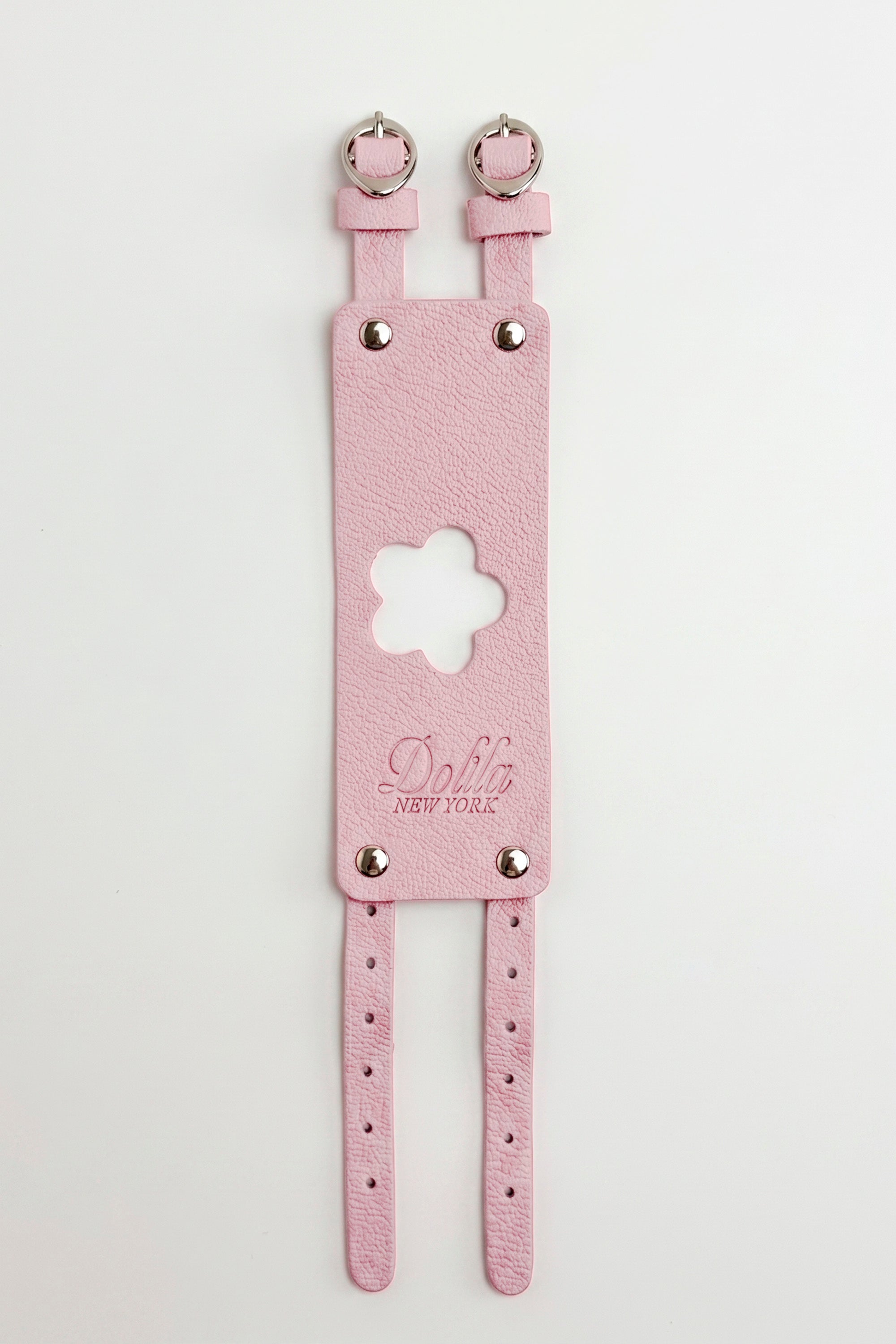 Light Pink Leather Bracelet