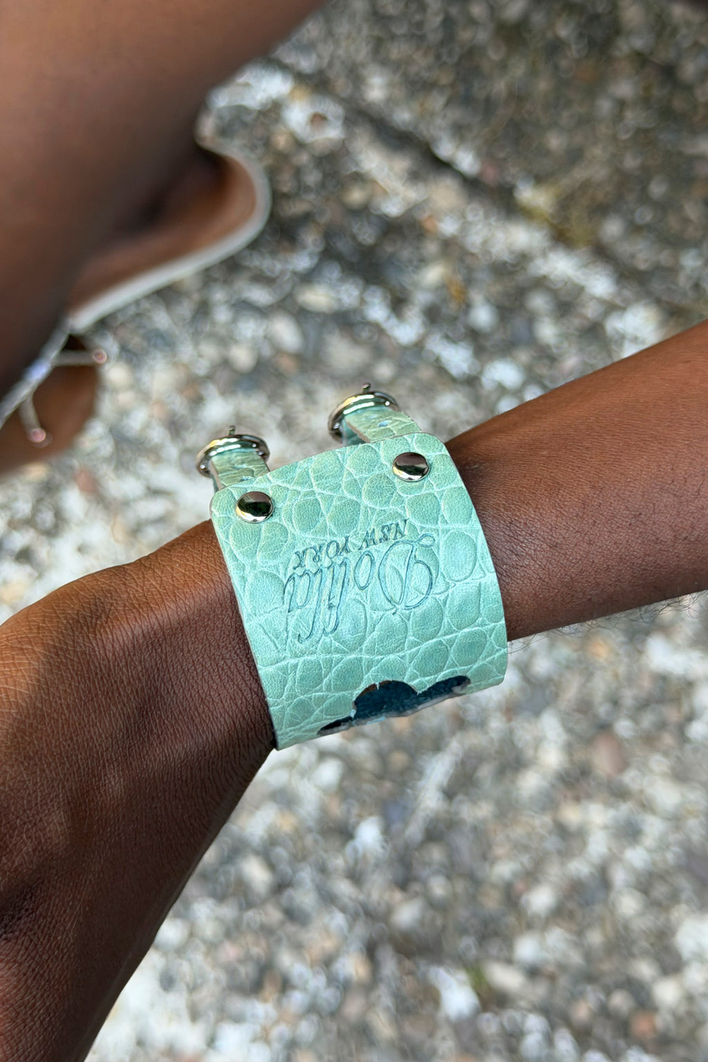 Ipanema Blue Leather Bracelet