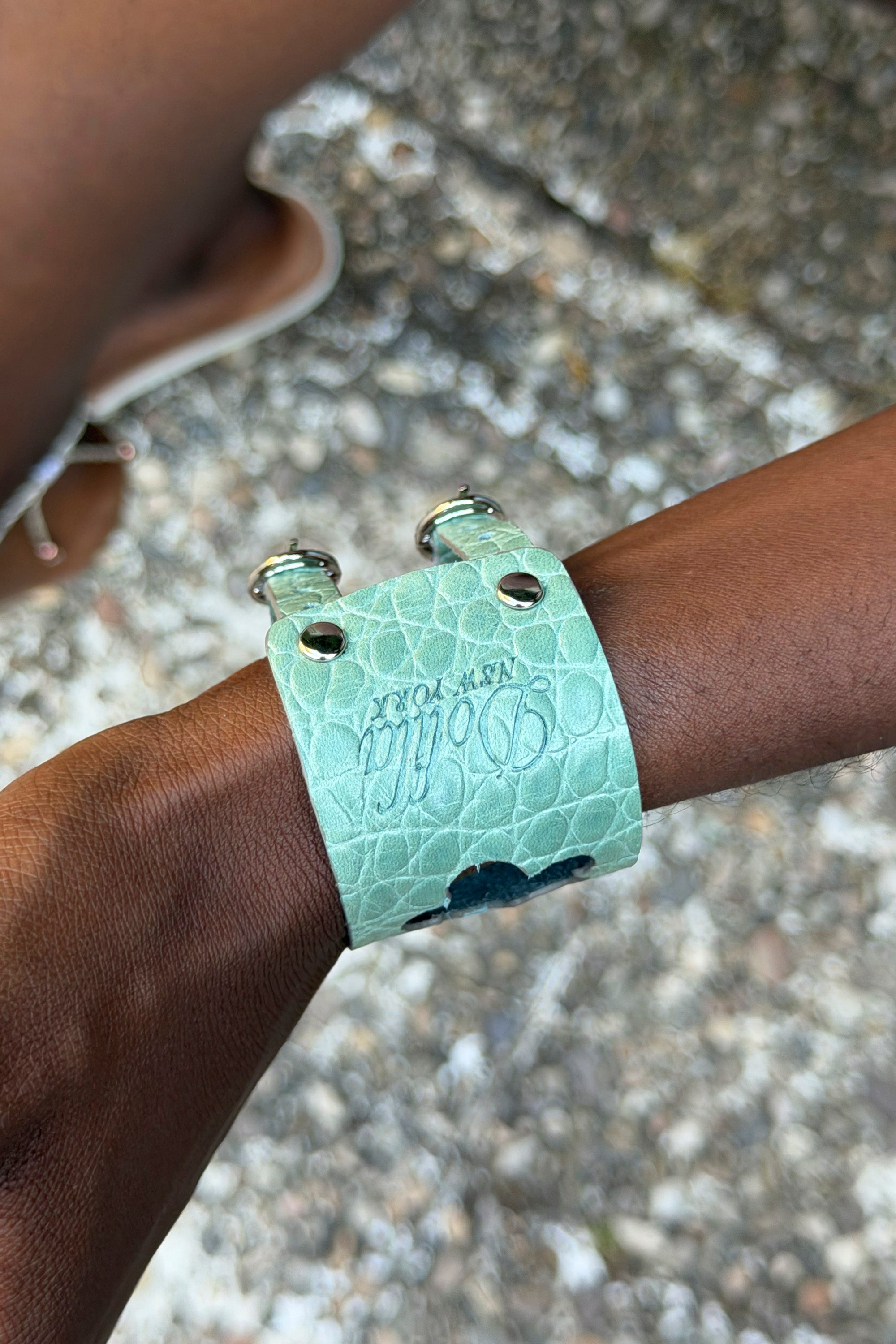 Ipanema Blue Leather Bracelet