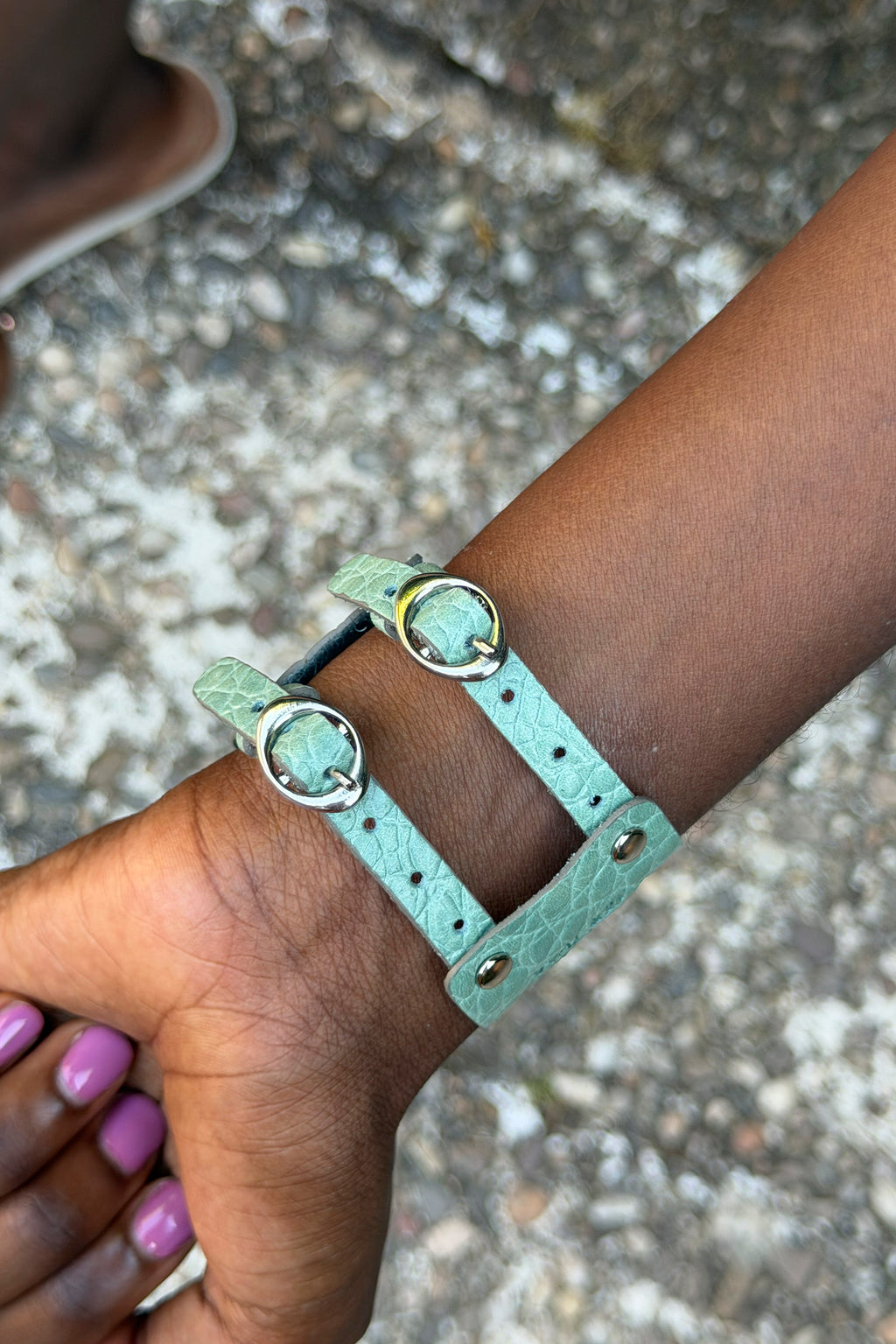 Ipanema Blue Leather Bracelet