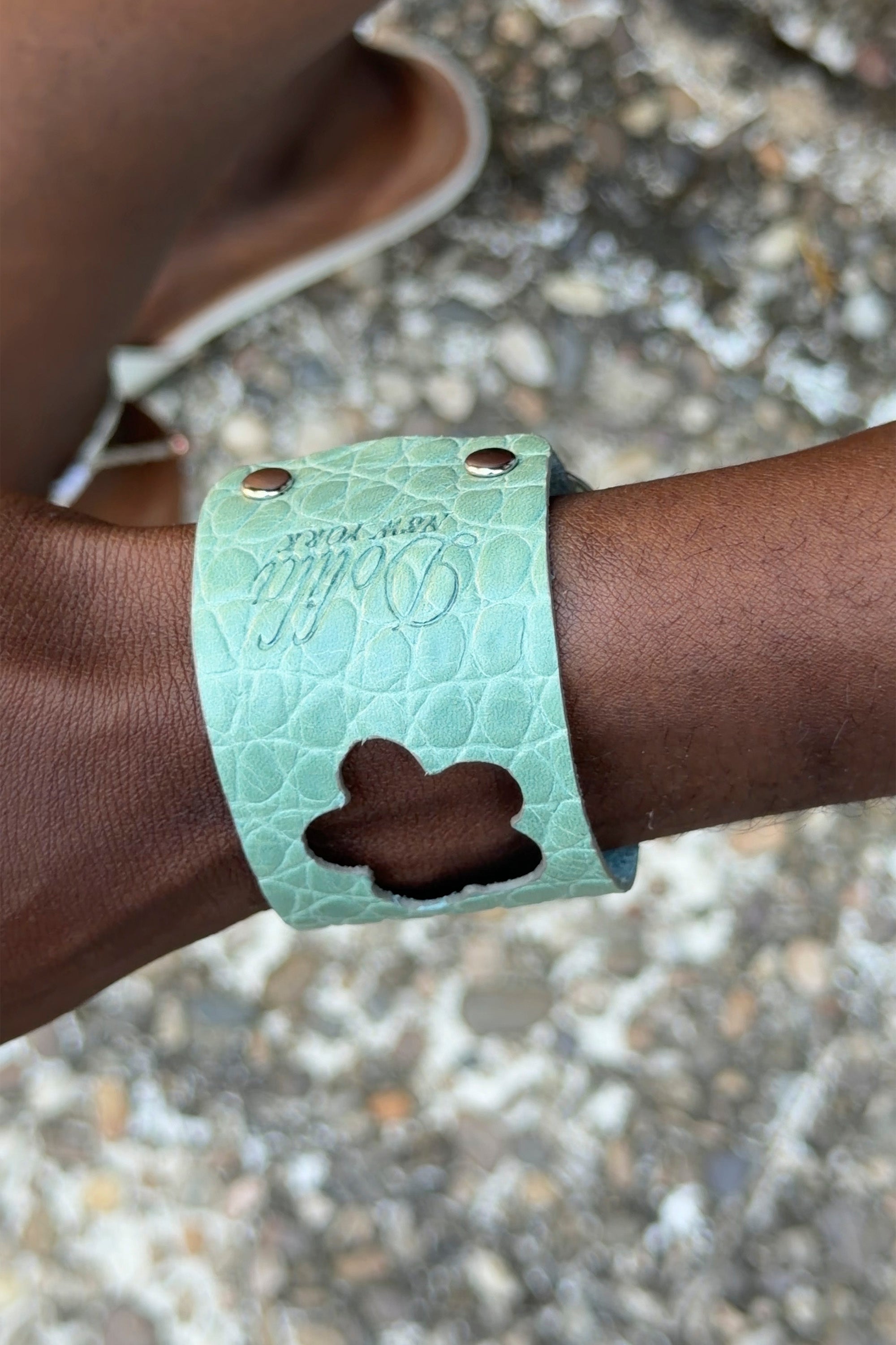 Ipanema Blue Leather Bracelet