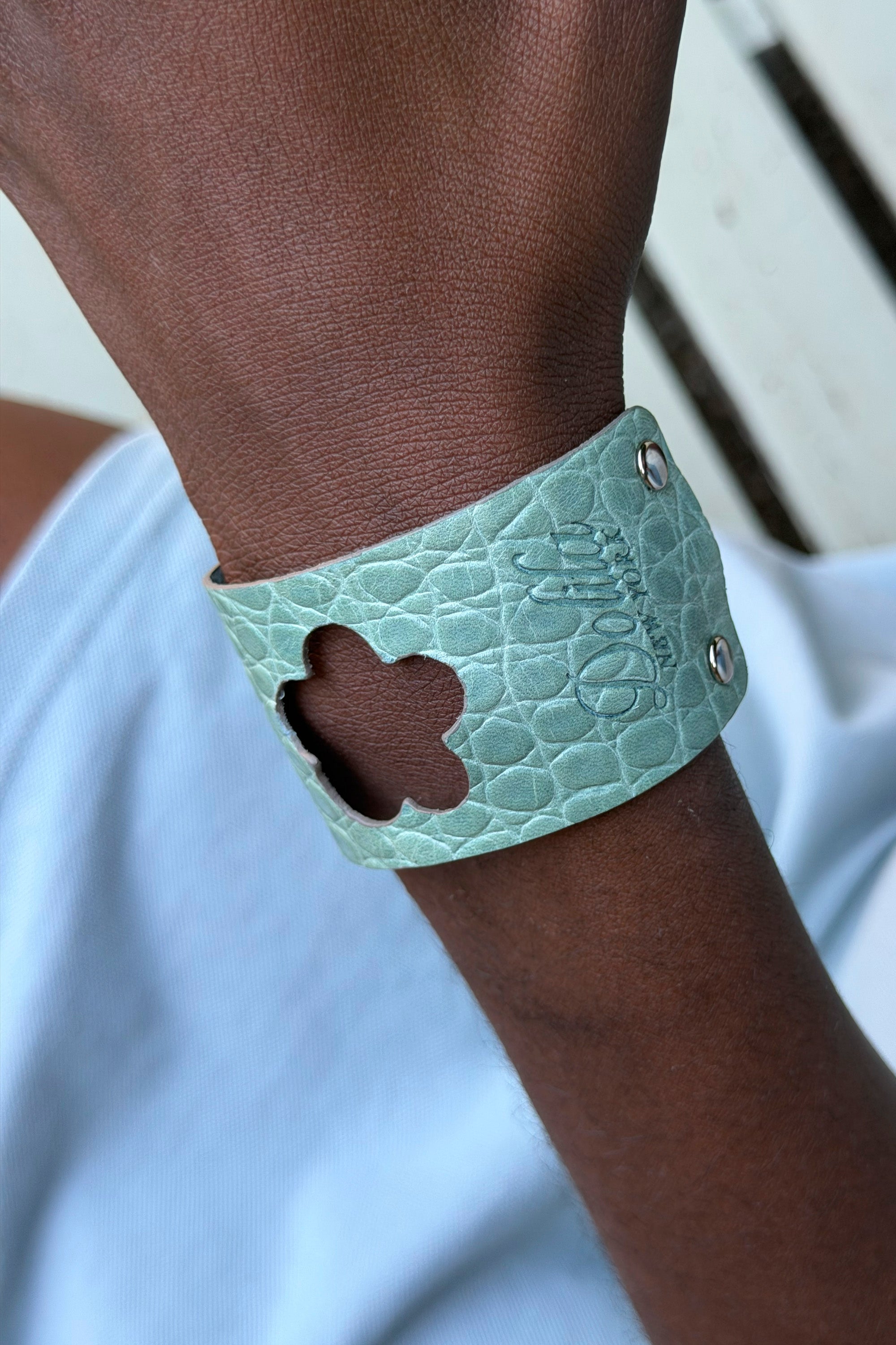 Ipanema Blue Leather Bracelet