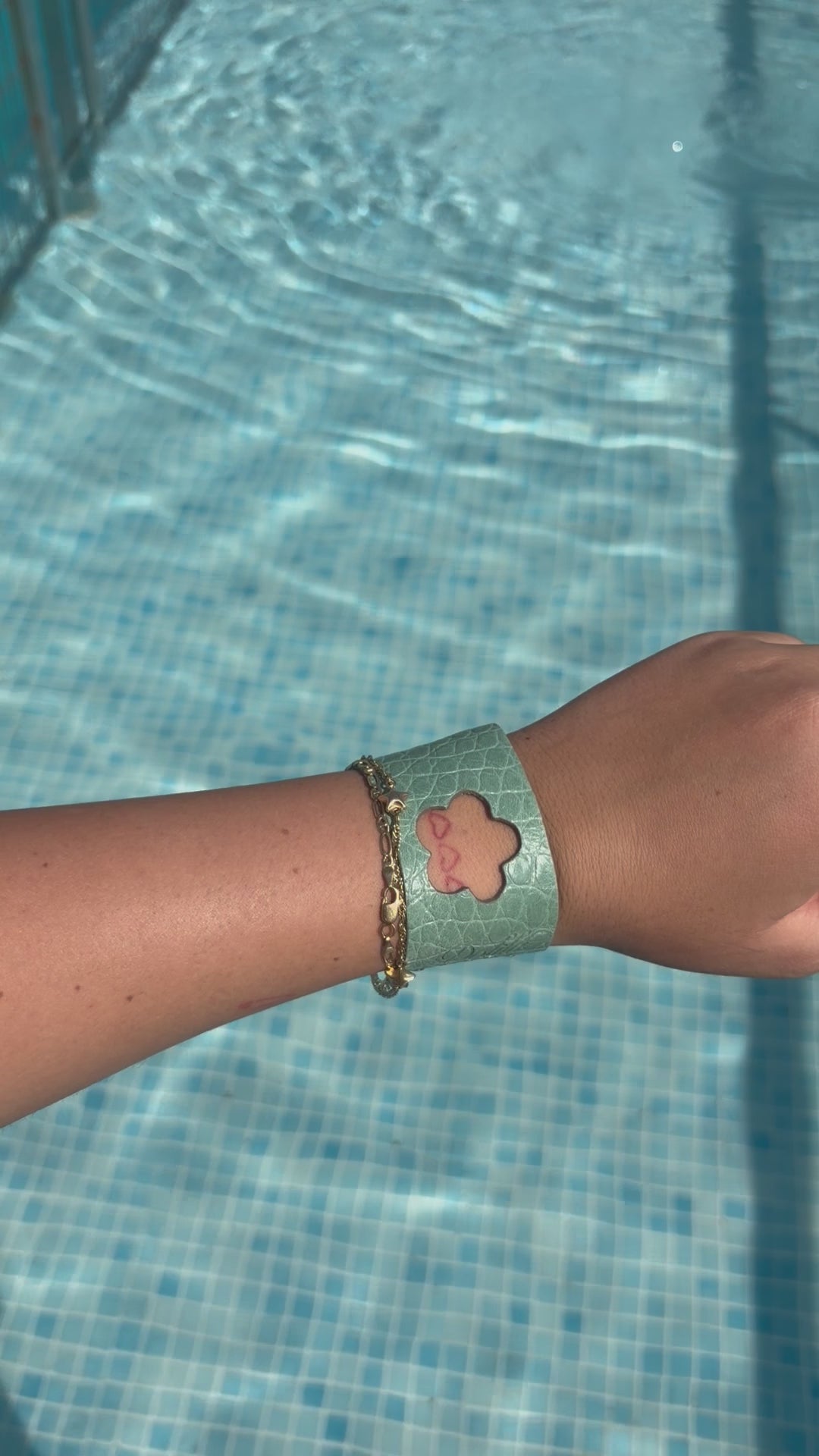 Ipanema Blue Leather Bracelet